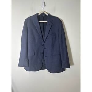 Men's Joseph A. Banks Gray Wool Suit Jacket Sz 44 R 38 Waist
